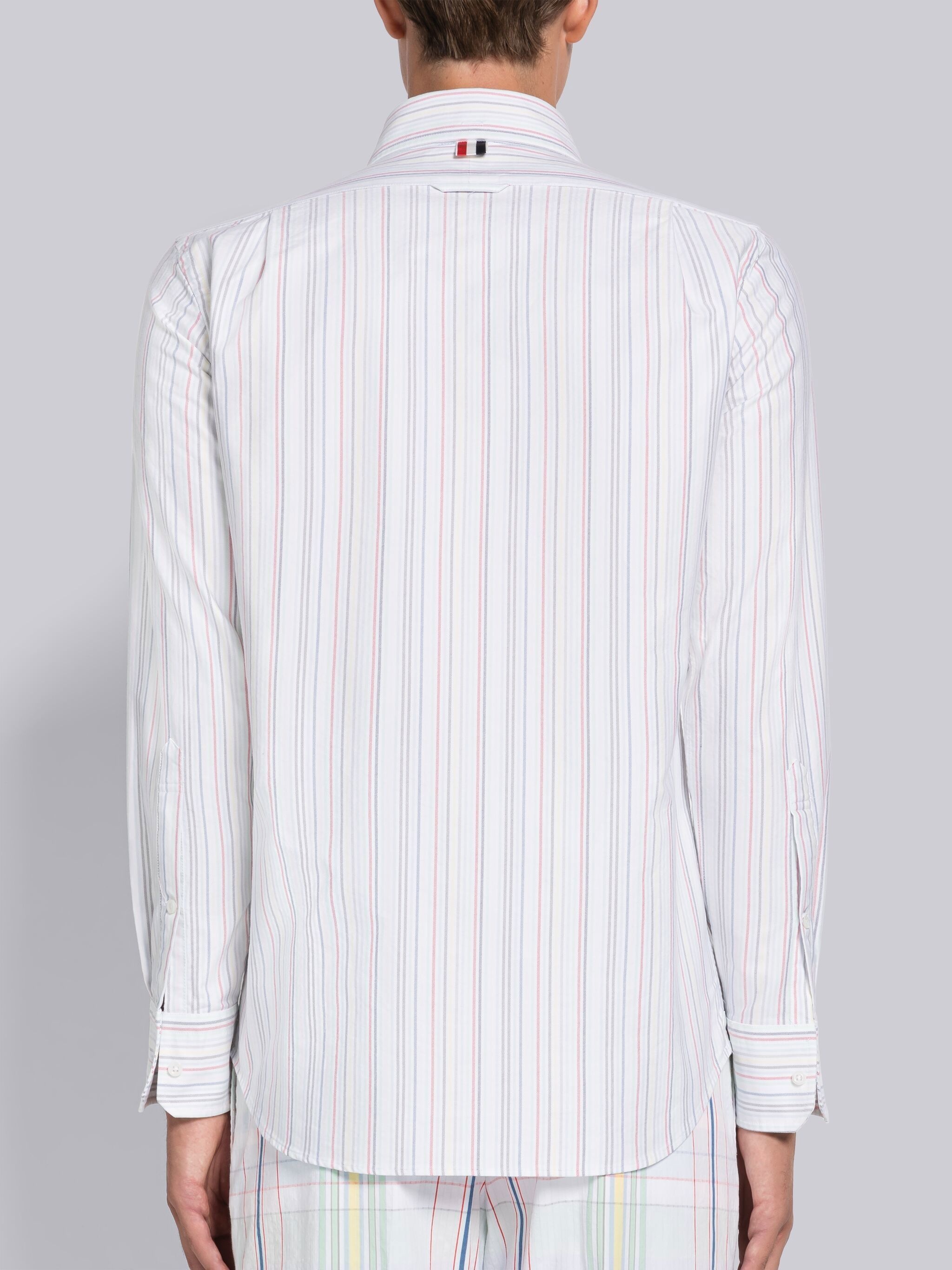 University Stripe Oxford Straight Fit Shirt - 3