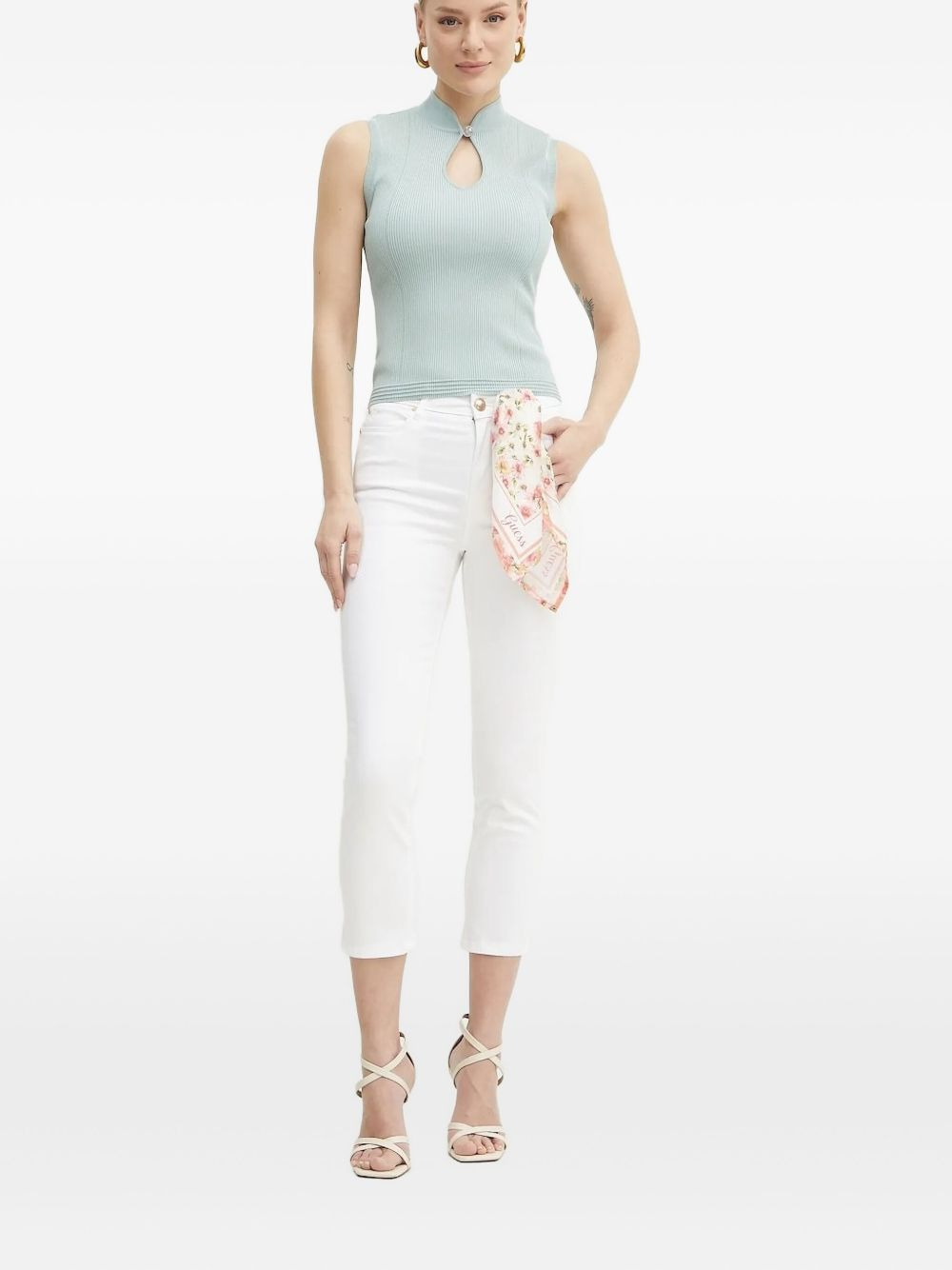 skinny cropped jeans - 1