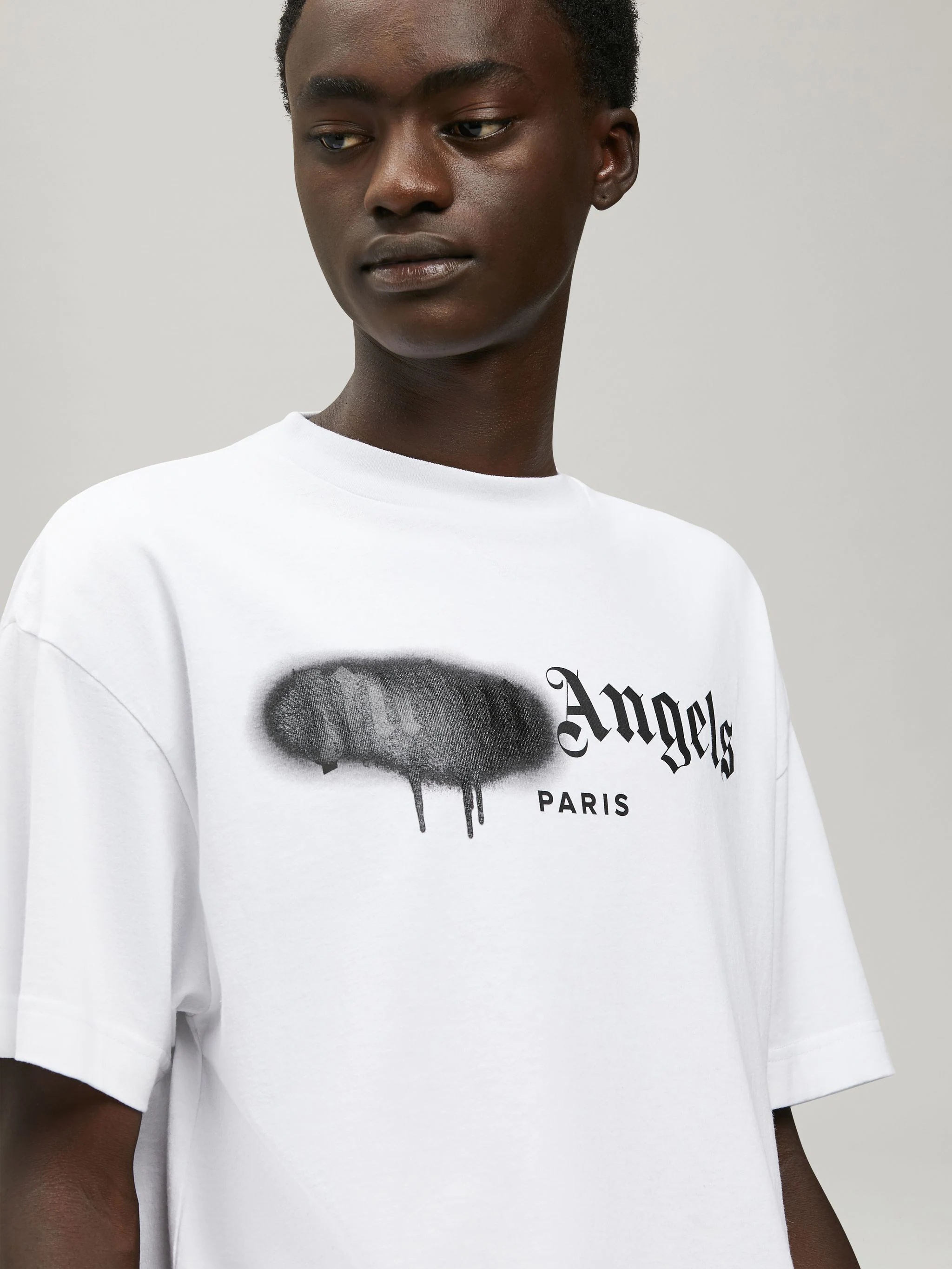 Palm Angels PARIS SPRAYED T-SHIRT | REVERSIBLE