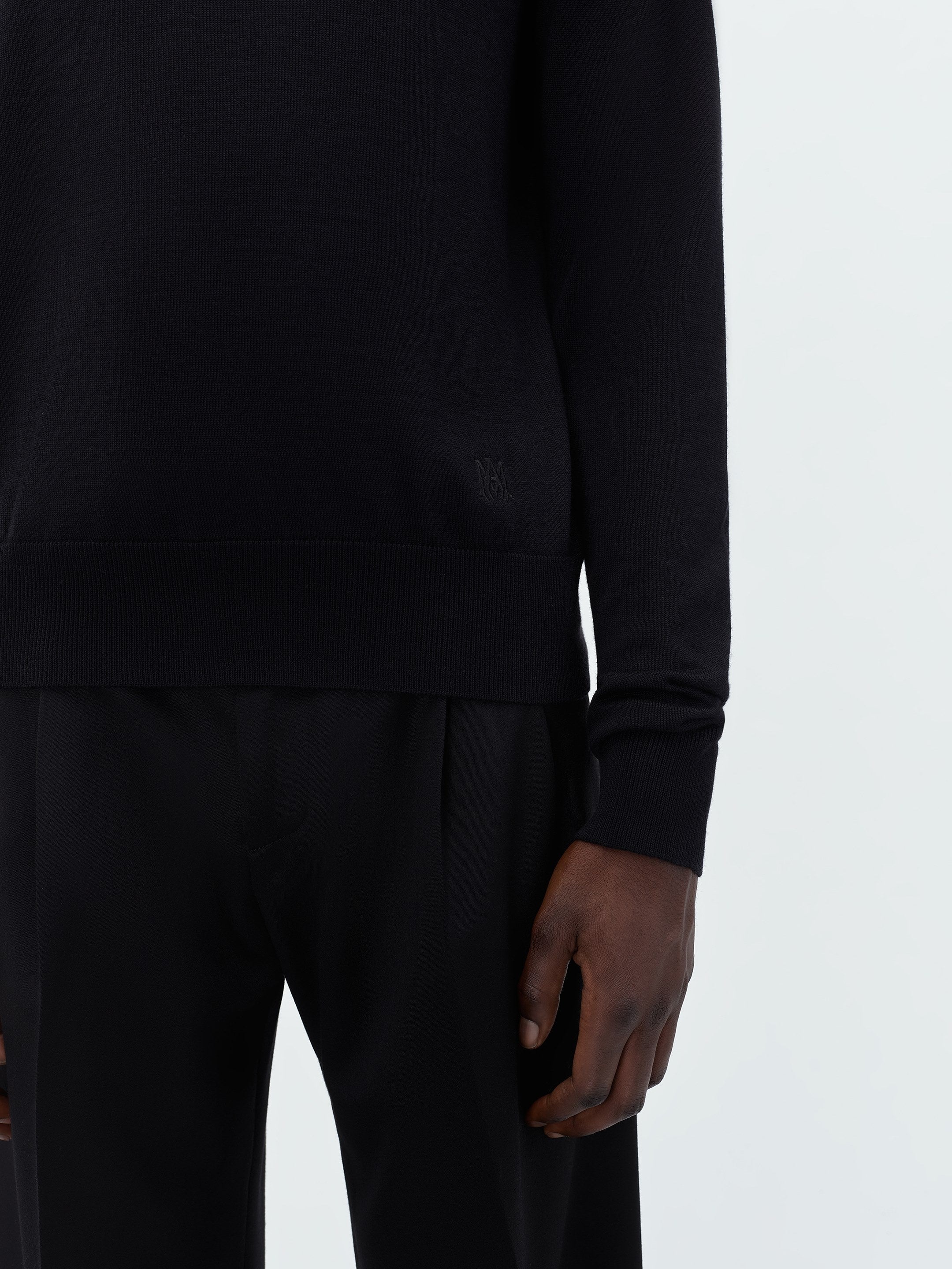 LONG SLEEVE CREW-BLACK - 7