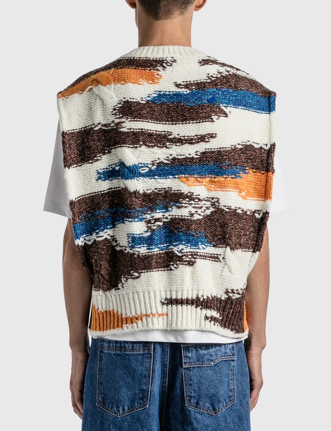 PLOT KNIT VEST - 4