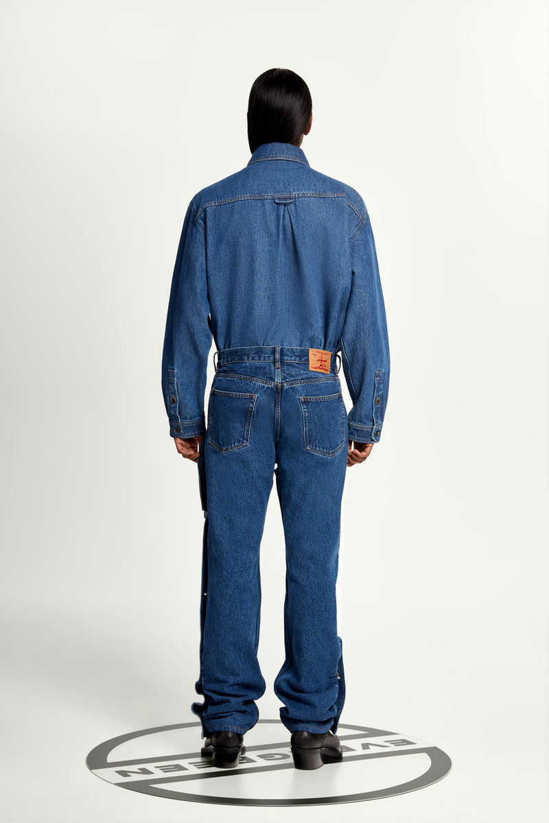 Classic Button Panel Jeans 9