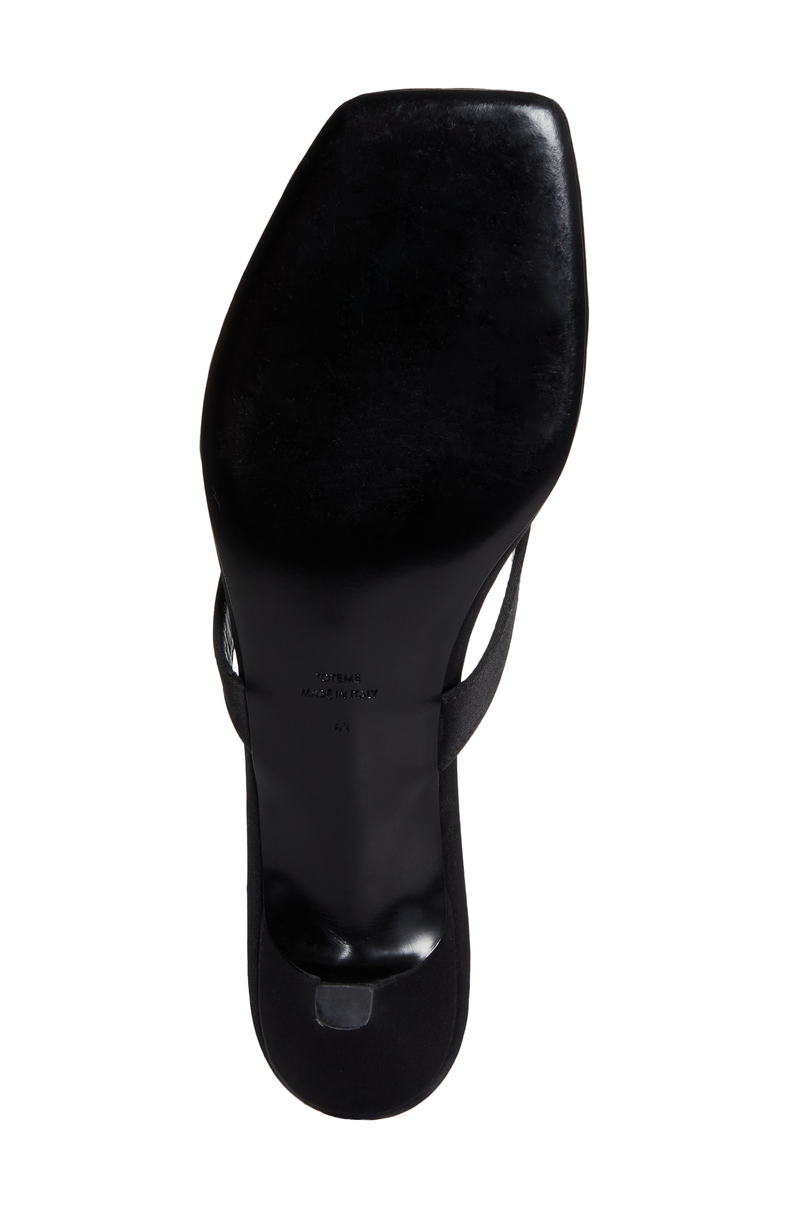 TOTEME Kitten Heel Flip Flop in Black at Nordstrom - 6