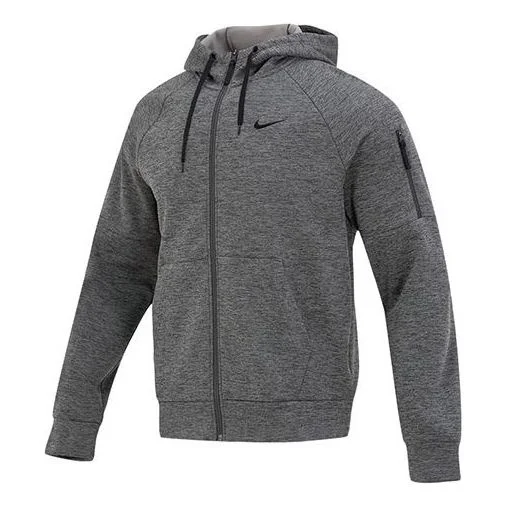 Nike Therma-FIT Zipped Fleece Jacket 'Dark Grey' DQ4831-071 - 1