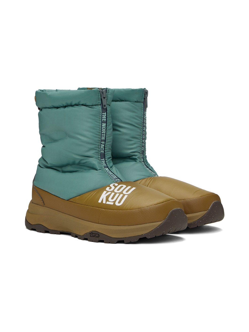 Brown The North Face Edition Soukuu Nuptse Boots - 4