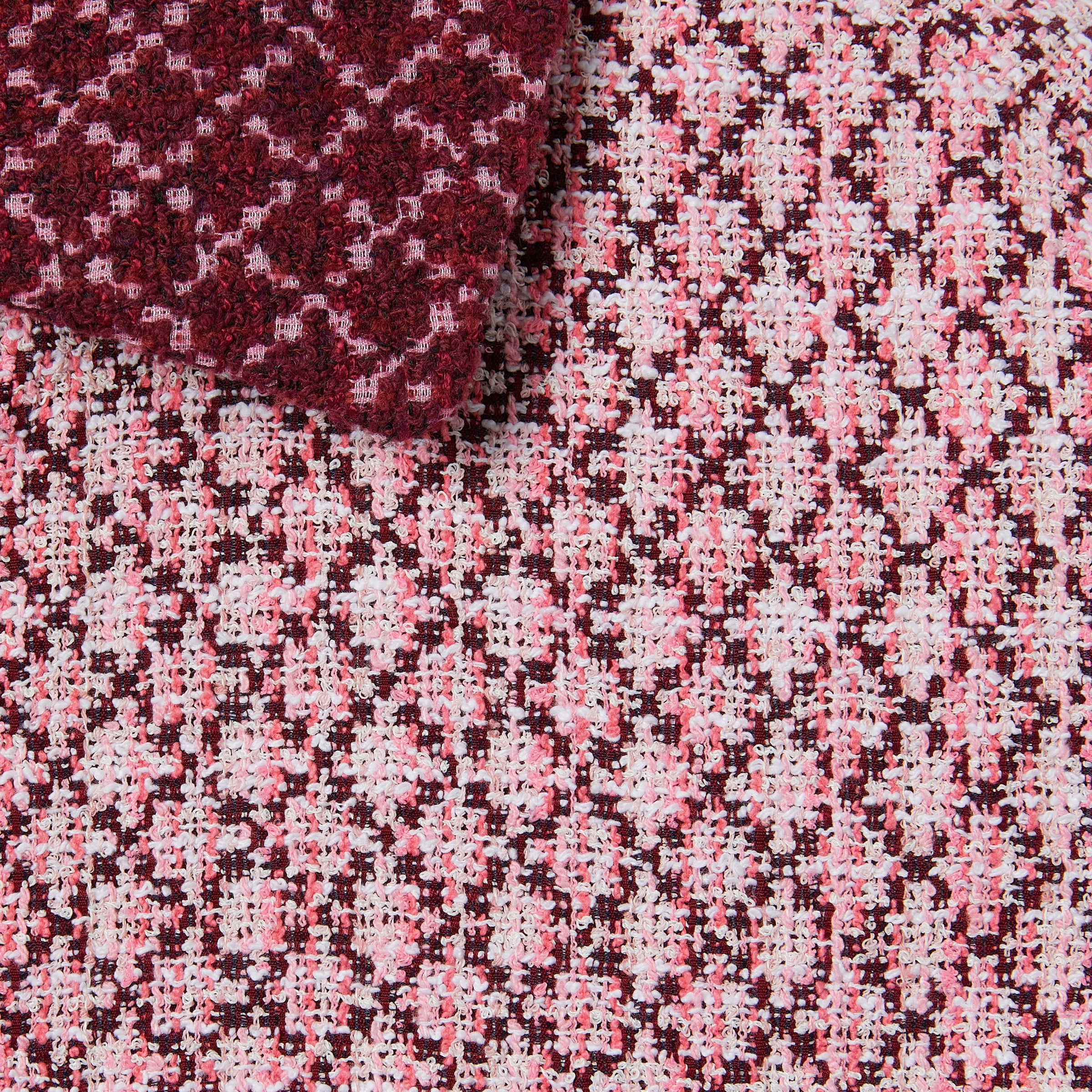 Diamond cotton bouclé zip jacket - 6