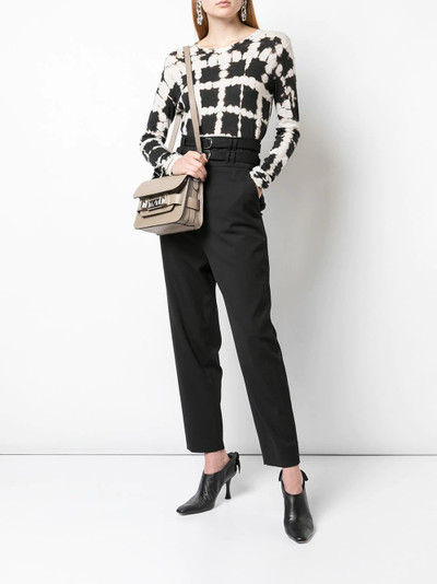 Proenza Schouler grid print longsleeved T-shirt outlook