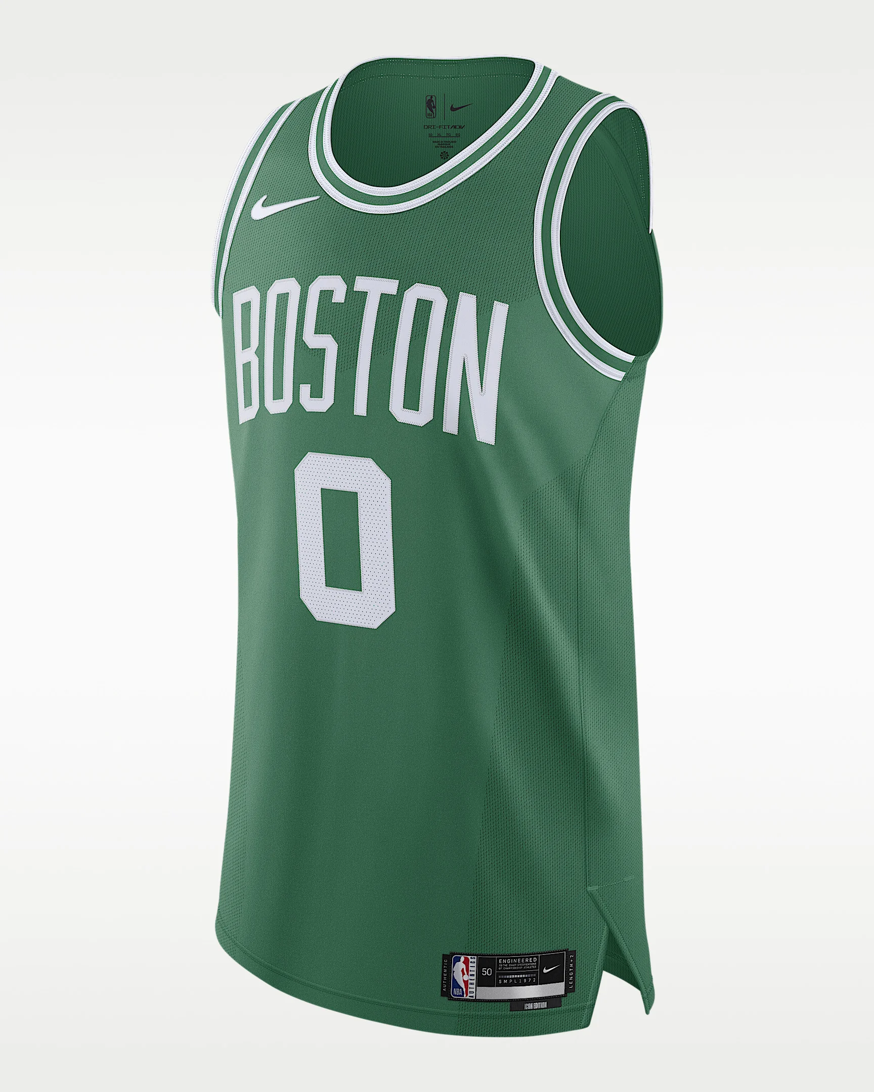 Jayson Tatum Celtics Icon Edition 2020 Men's Nike NBA Authentic Jersey - 1