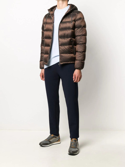 Herno hooded padded jacket outlook