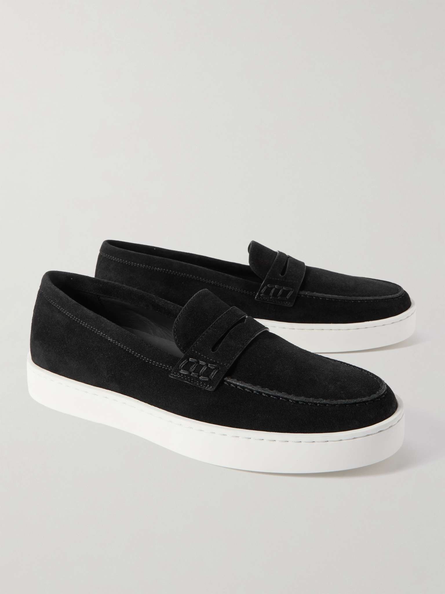 Ellis Suede Penny Loafers - 4