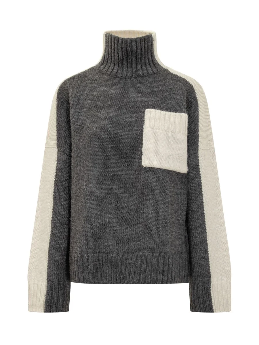 JW Anderson Jw Anderson Sweater With Contrast Pocket - 1
