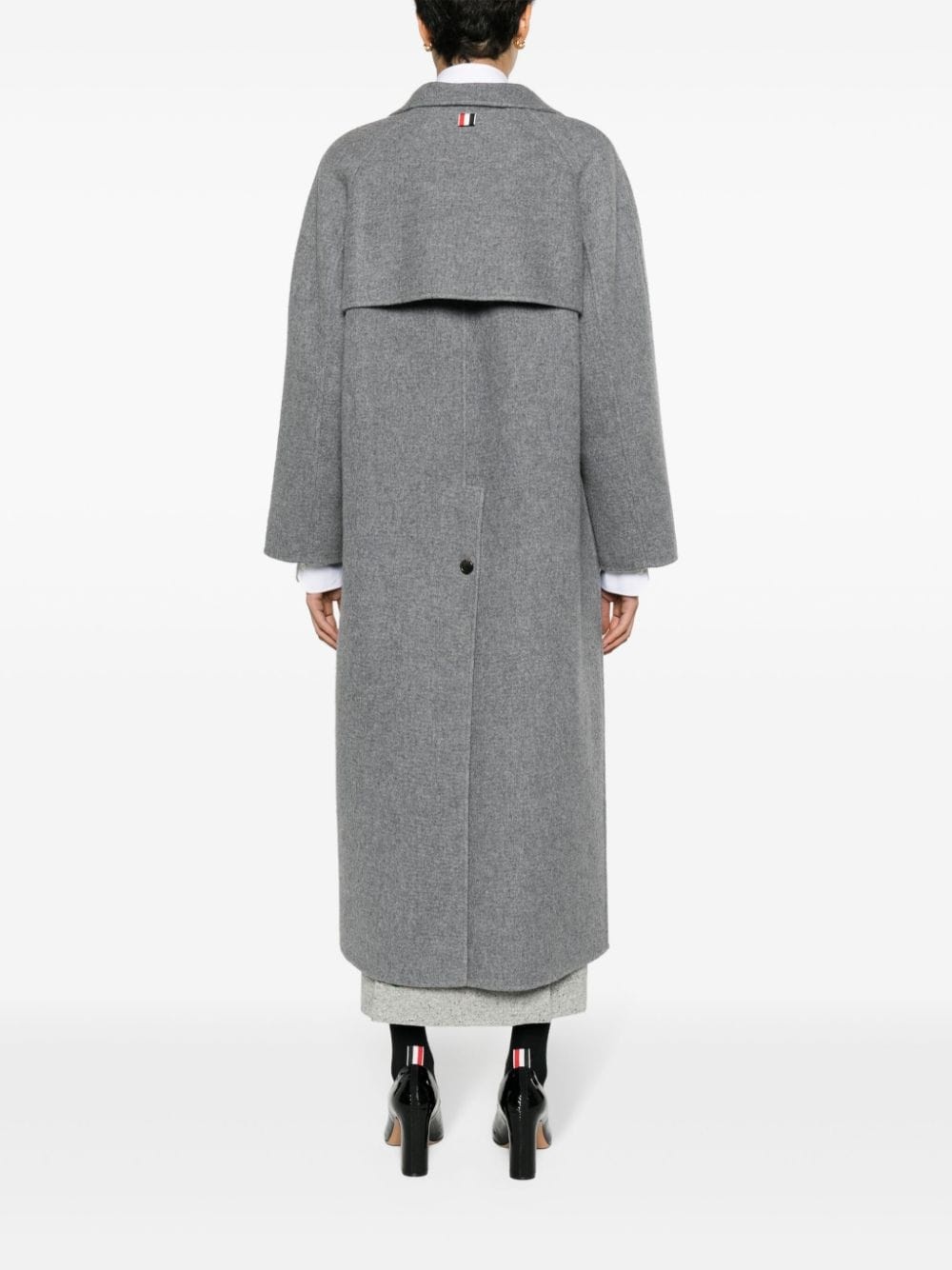 wool-blend maxi coat - 2