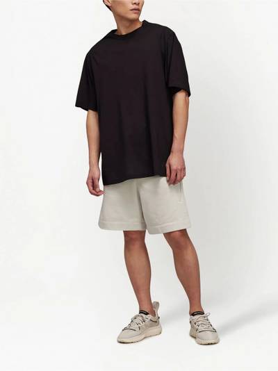 Y-3 logo-patch track shorts outlook