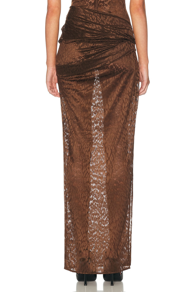 Asymmetric Drape Skirt 4