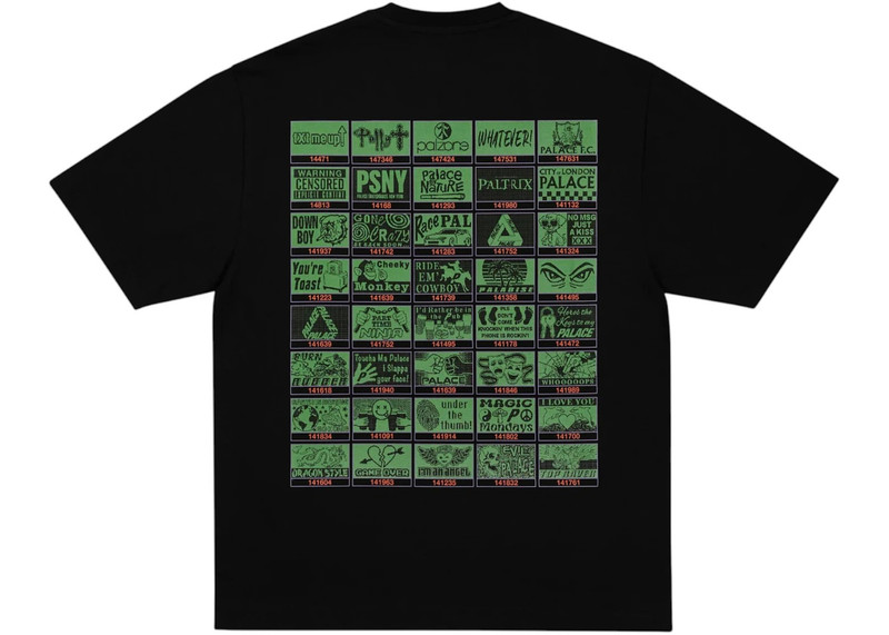 PALACE Palace Top Up T-Shirt Black outlook