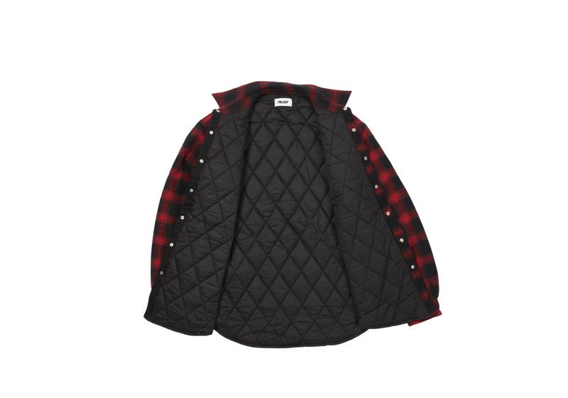 PALACE THERMA YAK THINSULATE SHIRT RED outlook