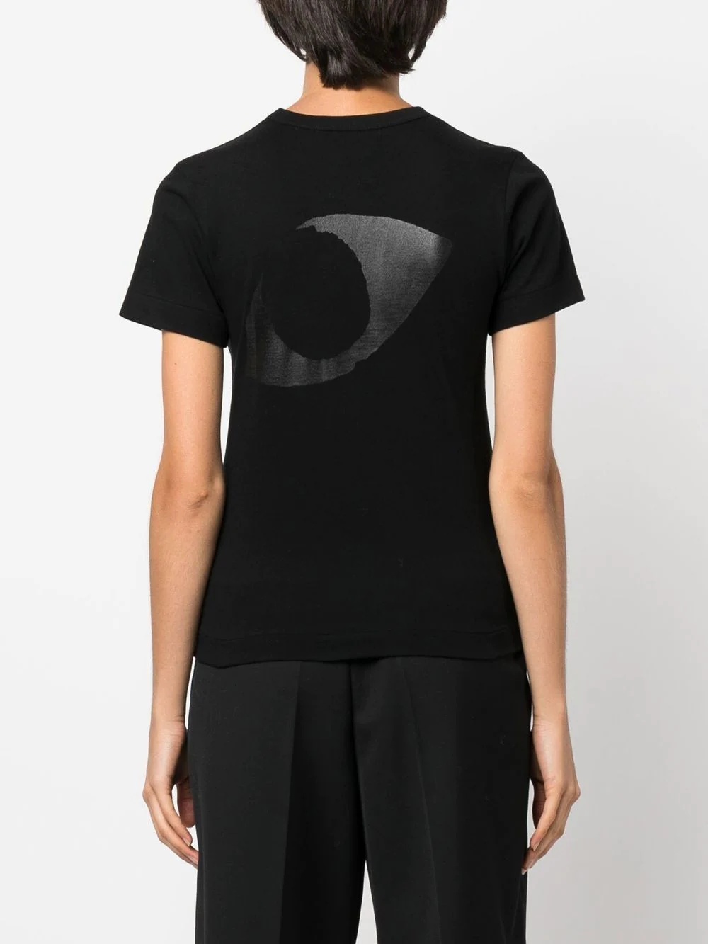 eye print T-shirt - 4