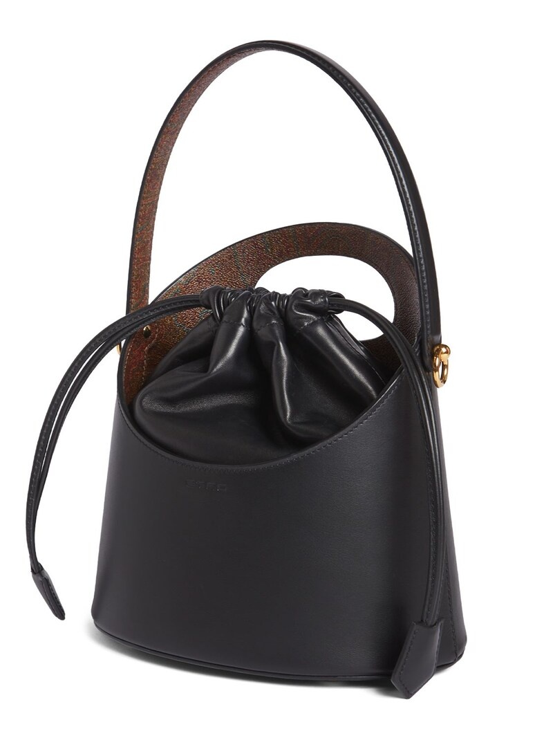 Medium Saturno leather top handle bag - 2