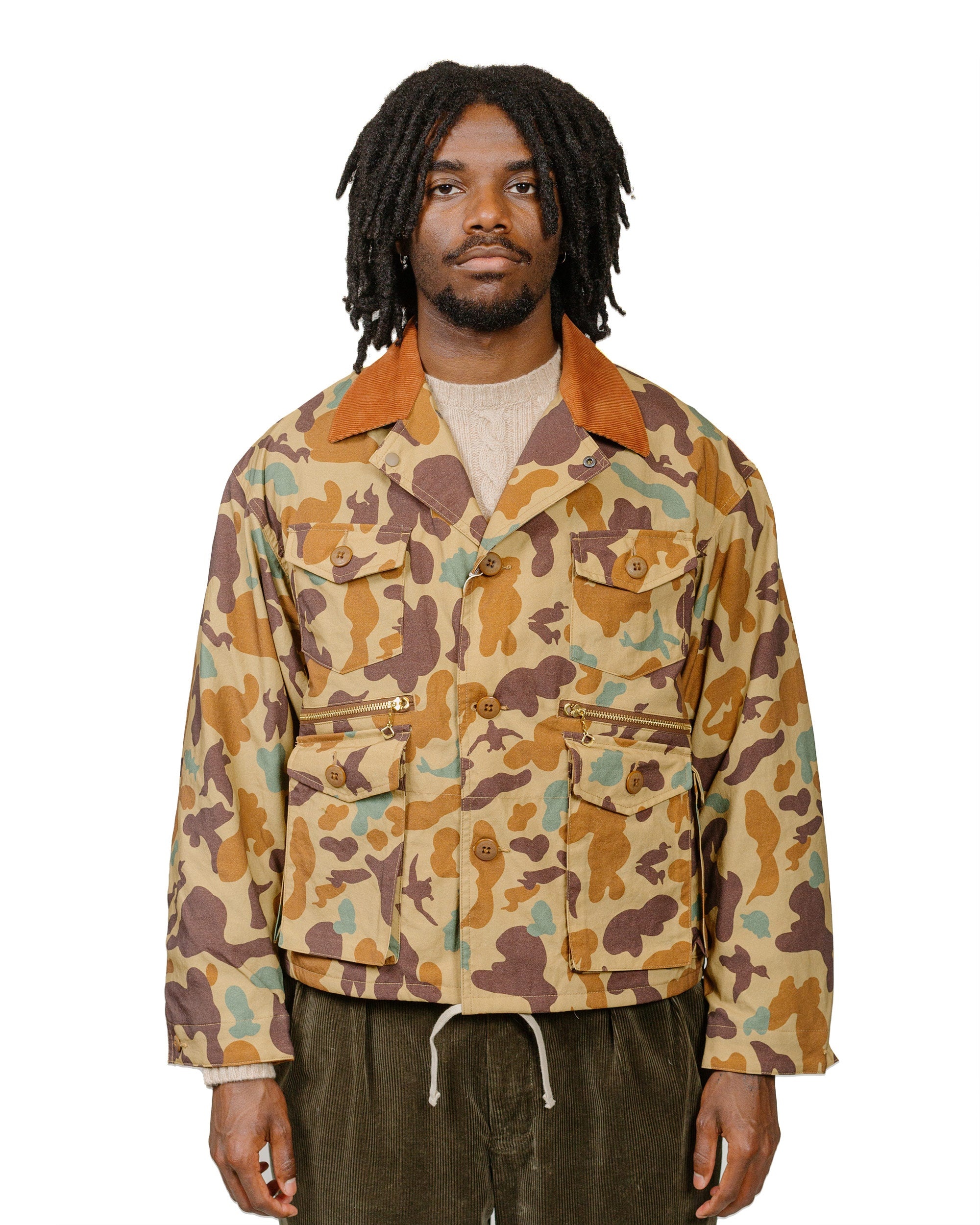 Fish Hunting Jacket Animal Camo Khaki - 2