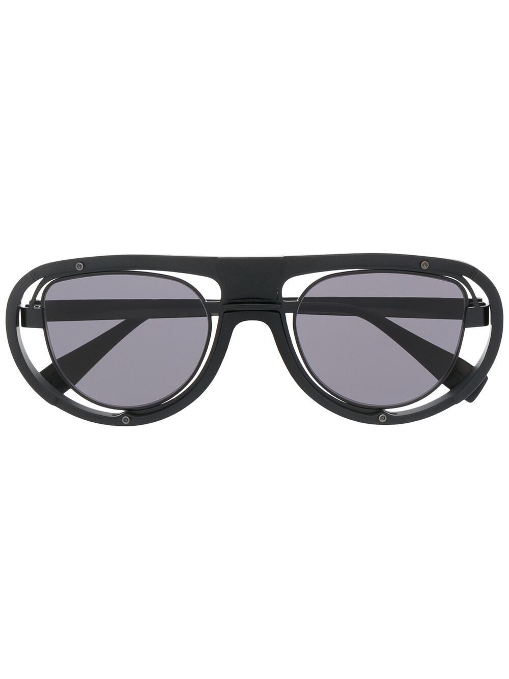 aviator-frame tinted-lens sunglasses - 1