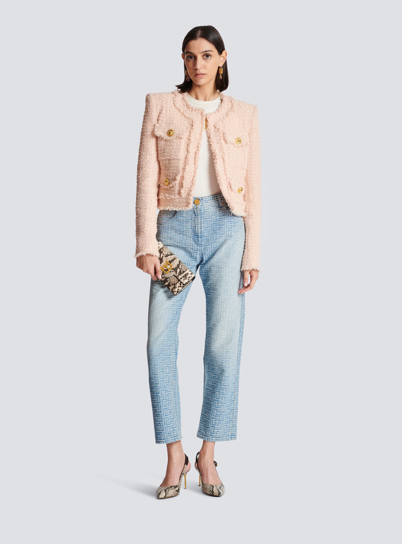 Balmain Monogram classic jeans outlook