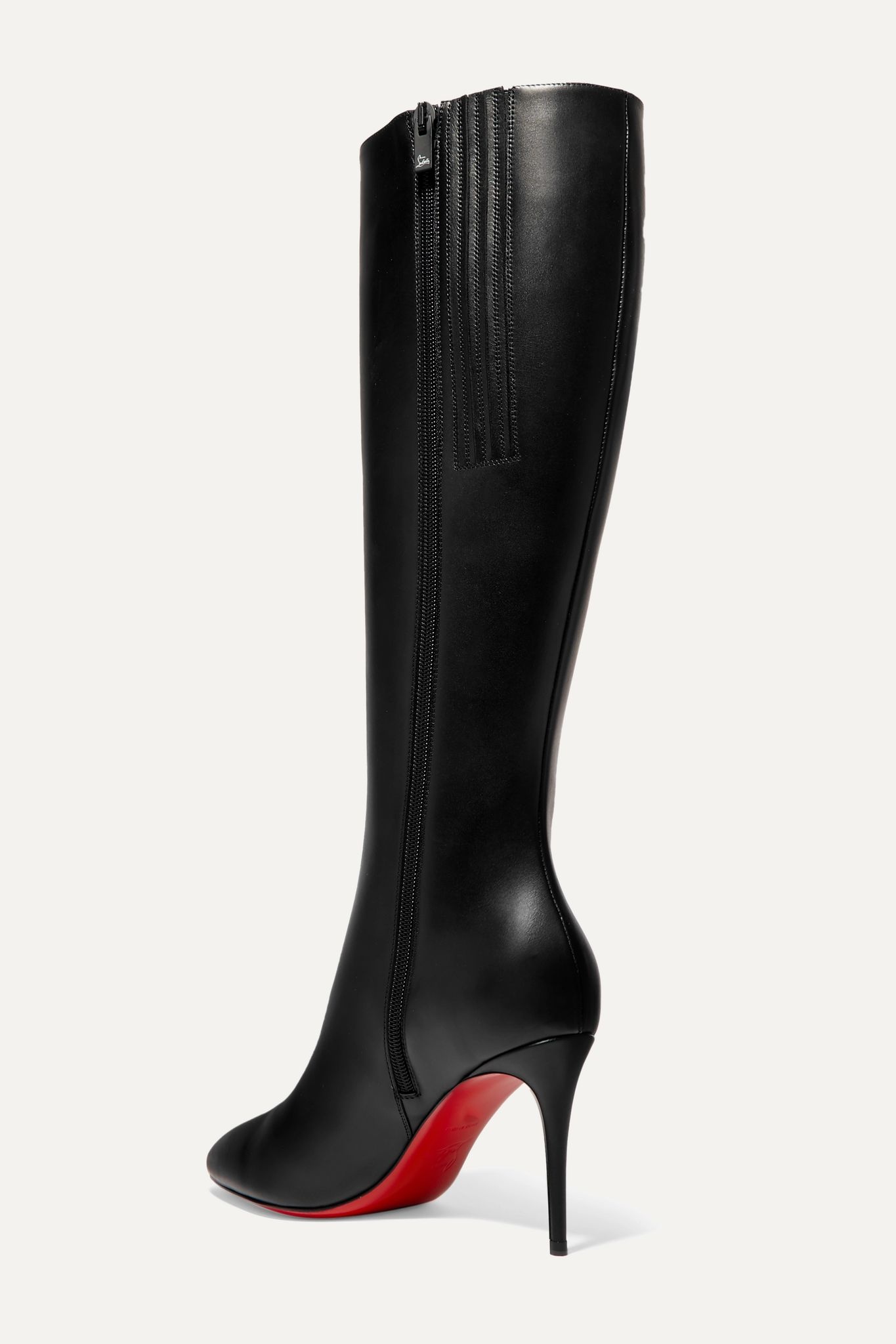 Eloise 85 leather knee boots - 4