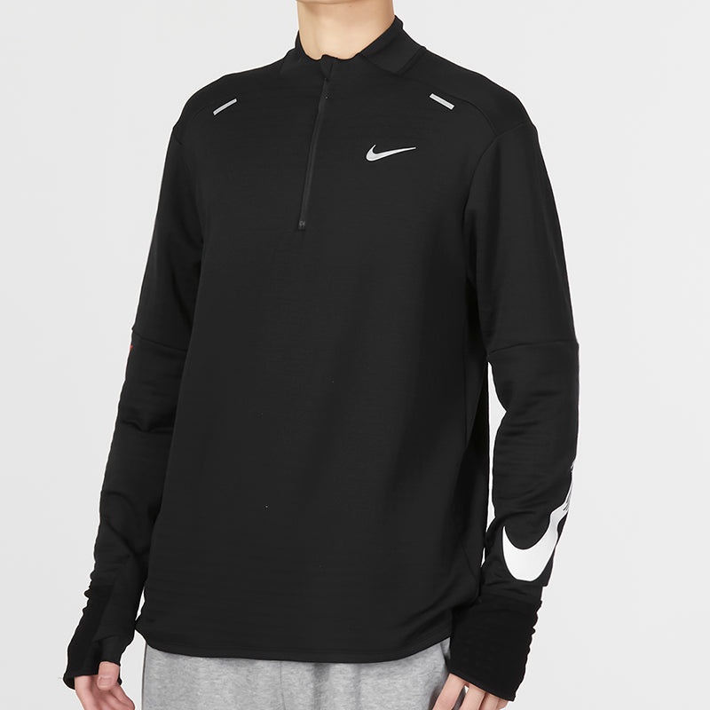 Nike Therma FIT Repel Element Long Sleeves Tee 'Black Red' FD4064-010 - 5