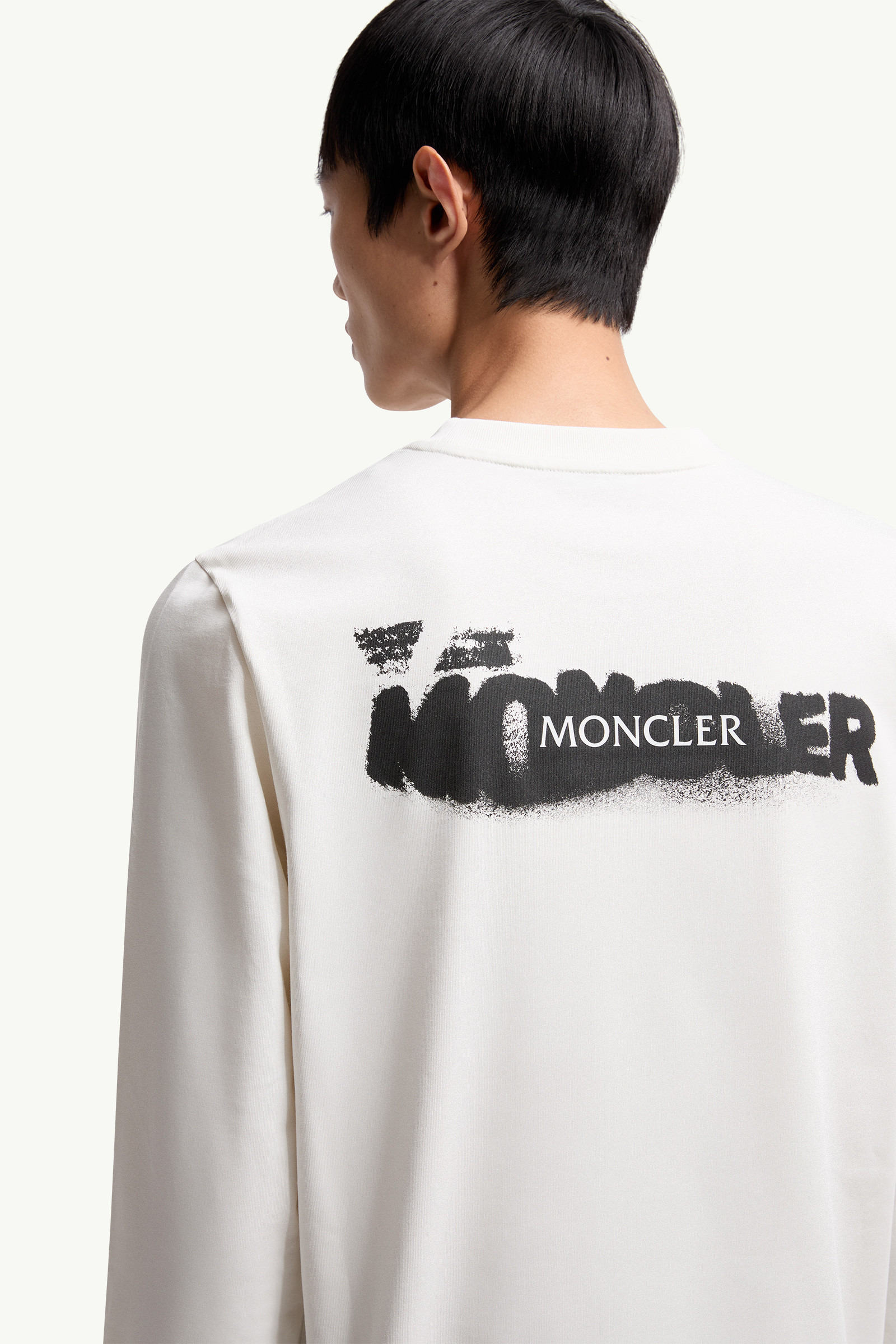 Graphic Logo Long Sleeve Cotton T-Shirt - 6