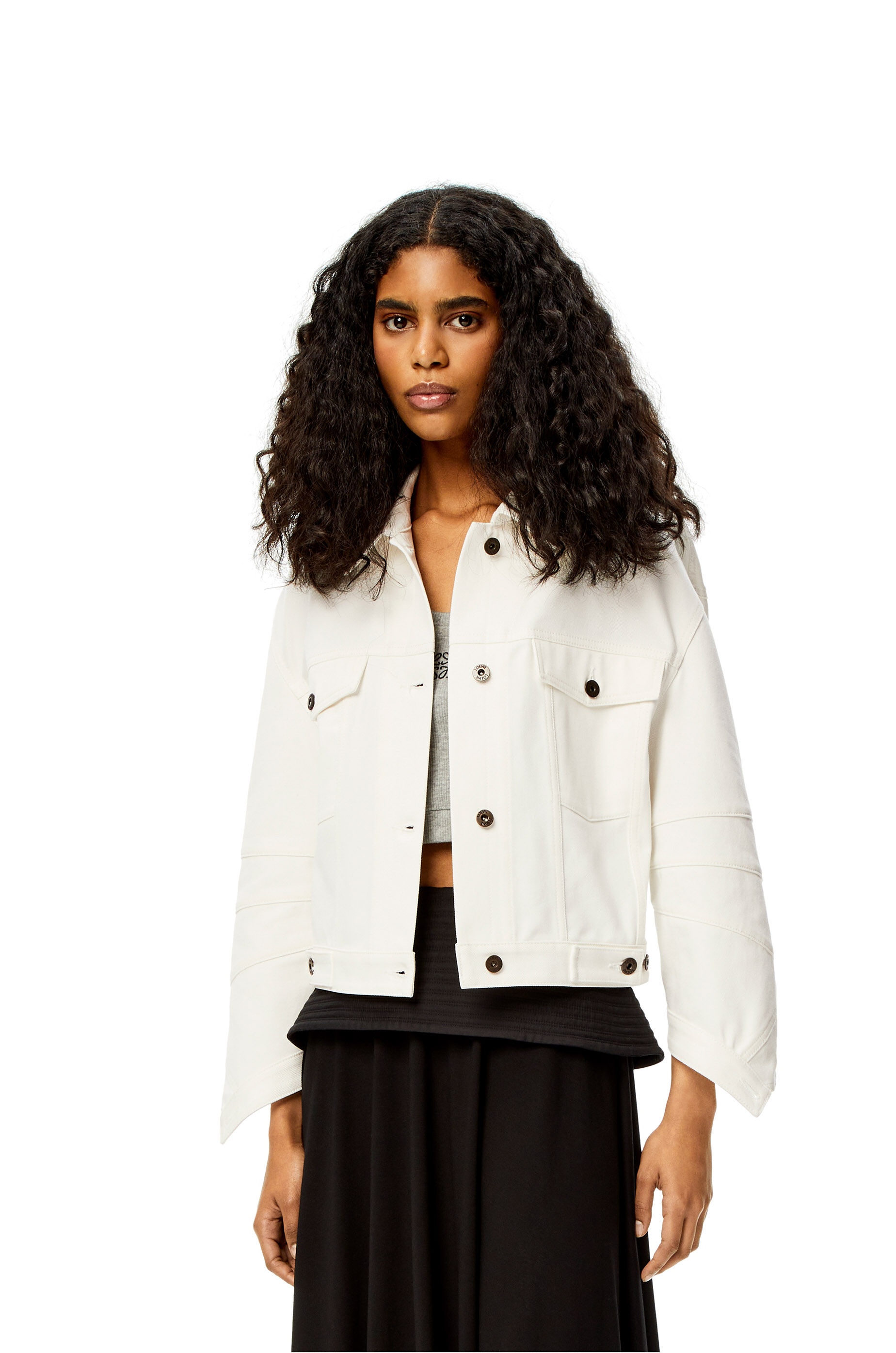 Twisted jacket in denim - 3