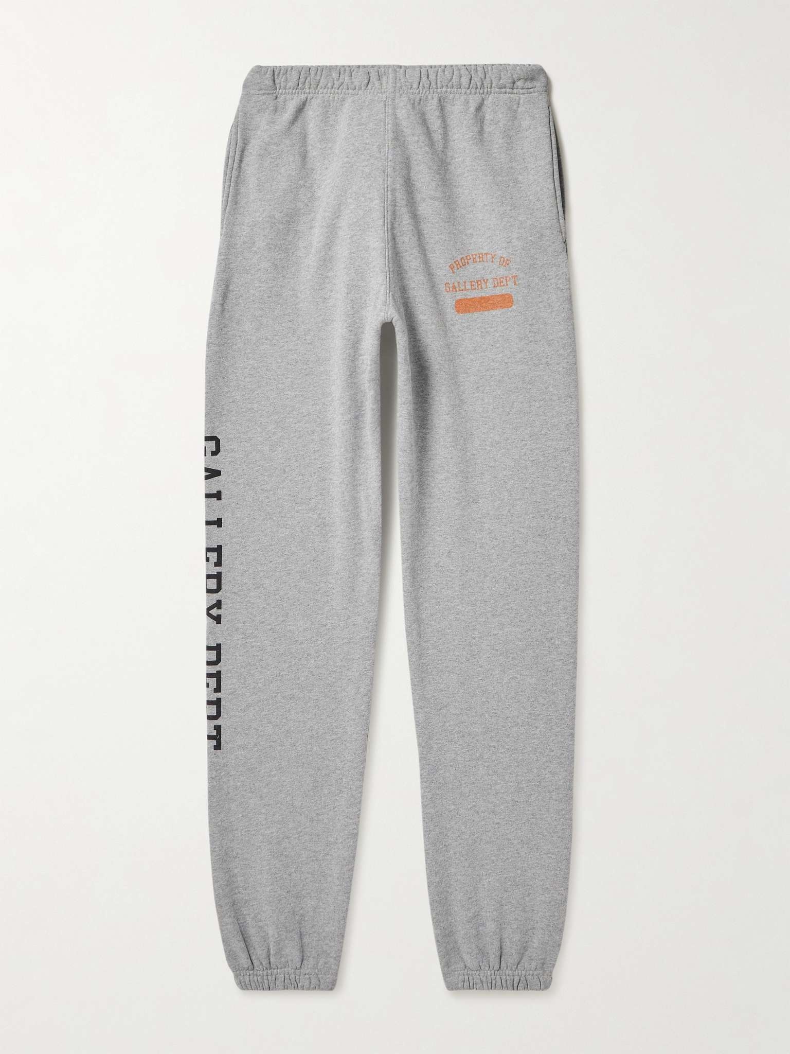 Tapered Logo-Print Cotton-Jersey Sweatpants - 1