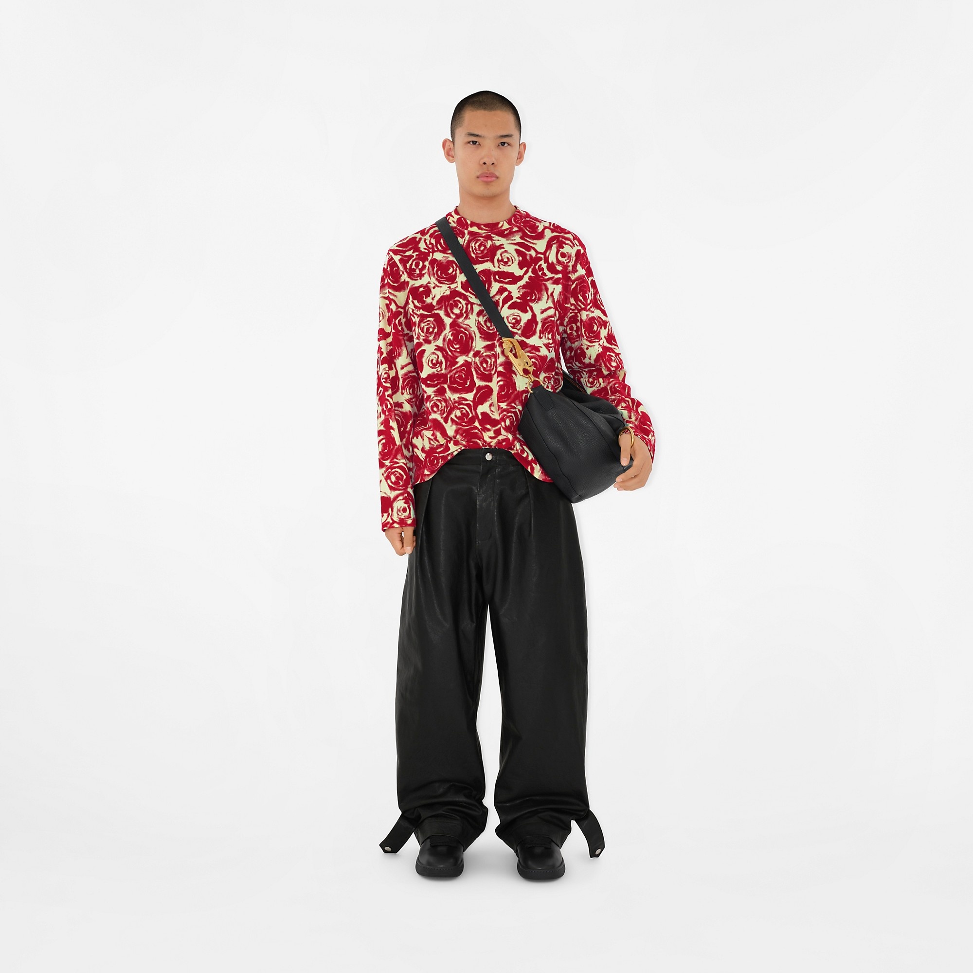 【関税&送料込】Burberry Tops Burberry Rose Cotton Top | REVERSIBLE