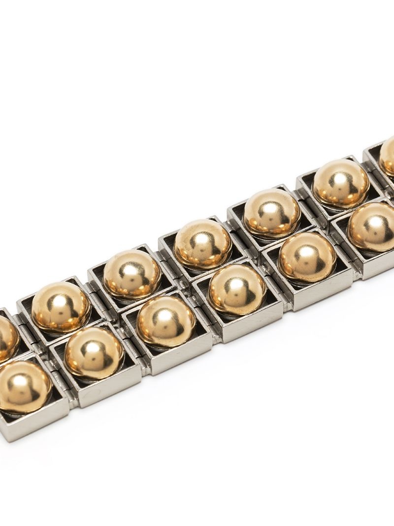 chunky chain-link bracelet - 3