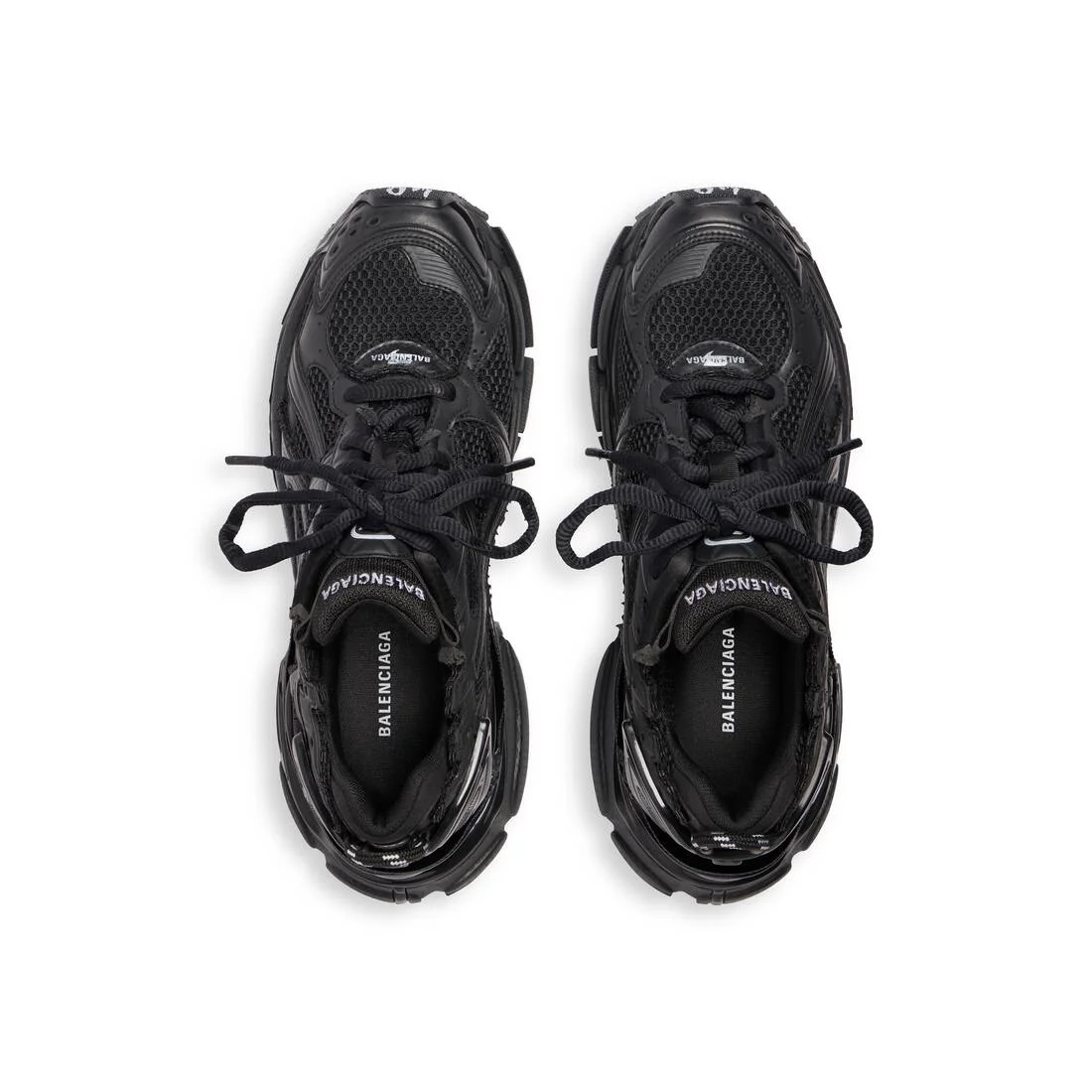 BALENCIAGA Men's Runner Sneaker in Black | REVERSIBLE