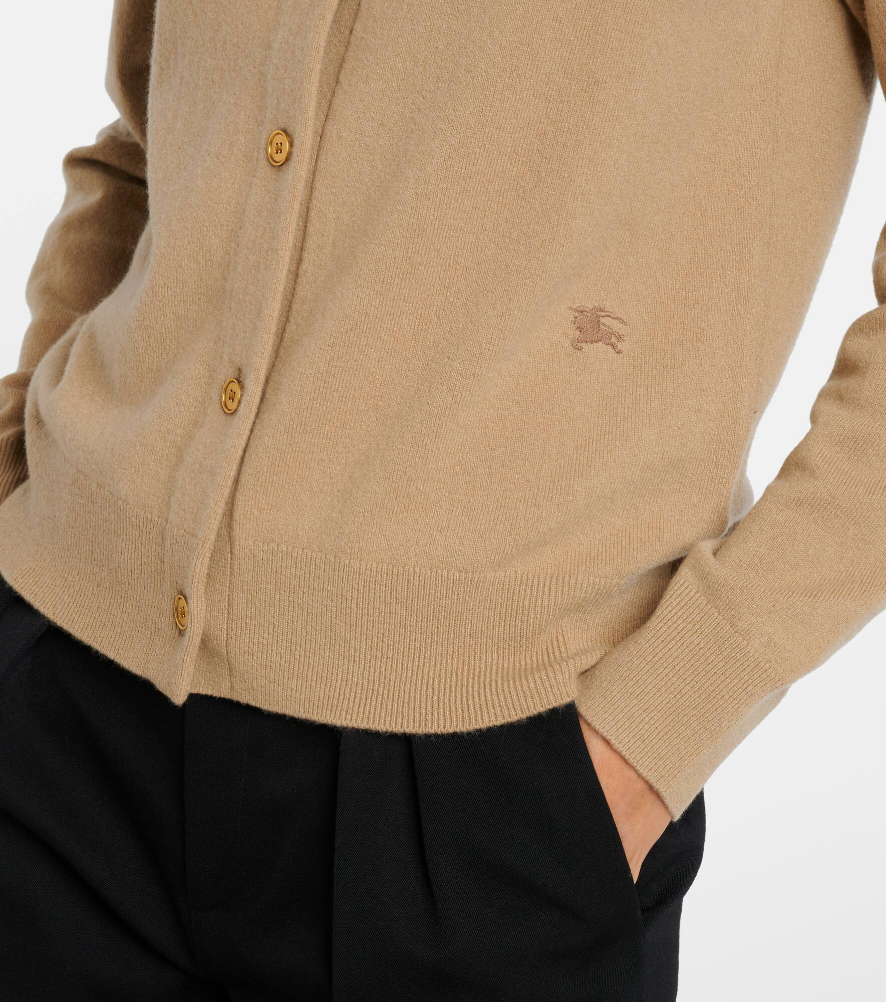 Cashmere-blend cardigan - 5