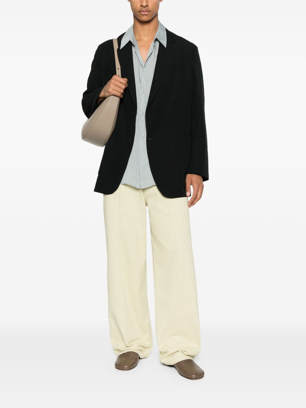 cotton-wool blazer - 2