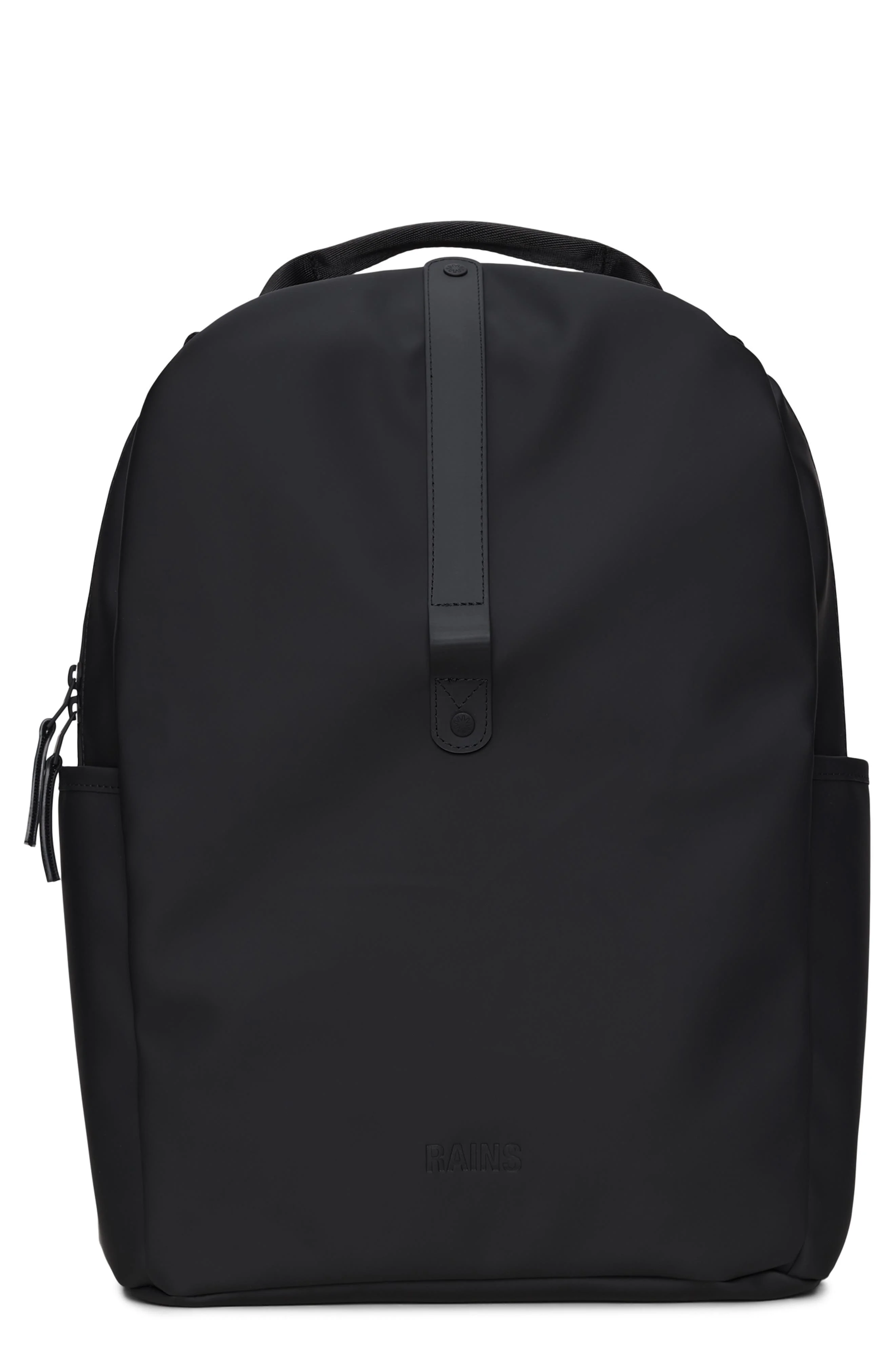 Rains Waterproof Clip Front Backpack in Black at Nordstrom - 1