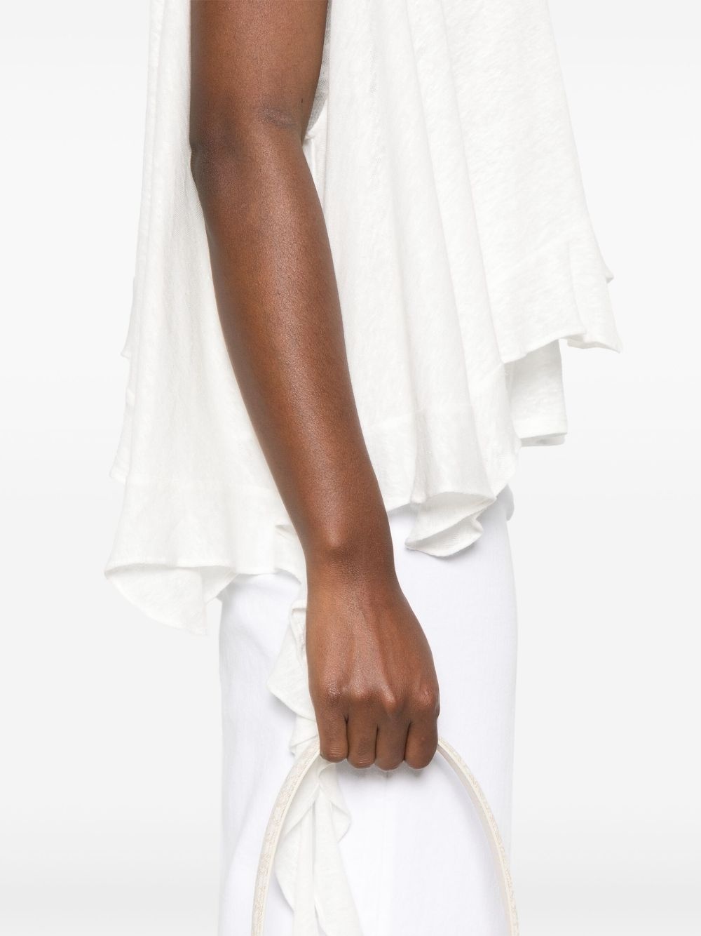 ruffle-detail tank top - 5