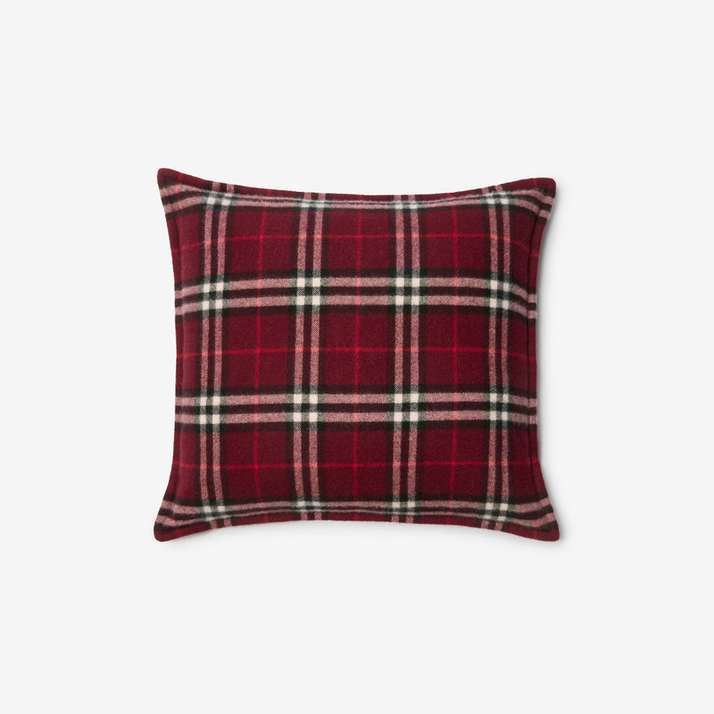 Check Cashmere Cushion 1