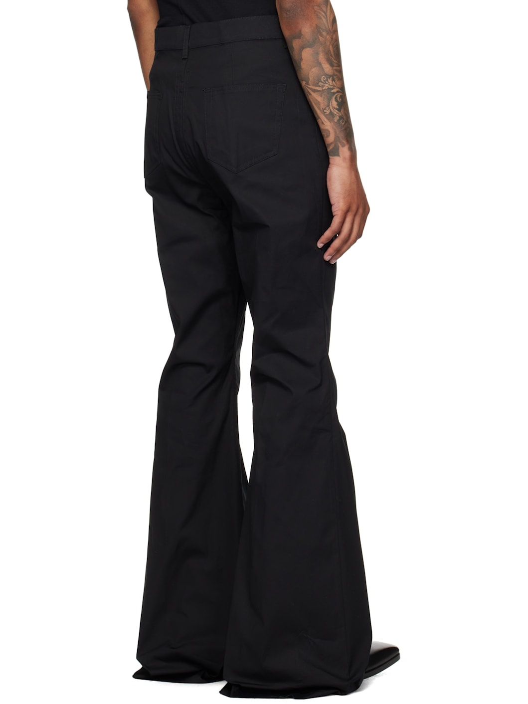 Black Concordians Bolan Bootcut Trousers - 3