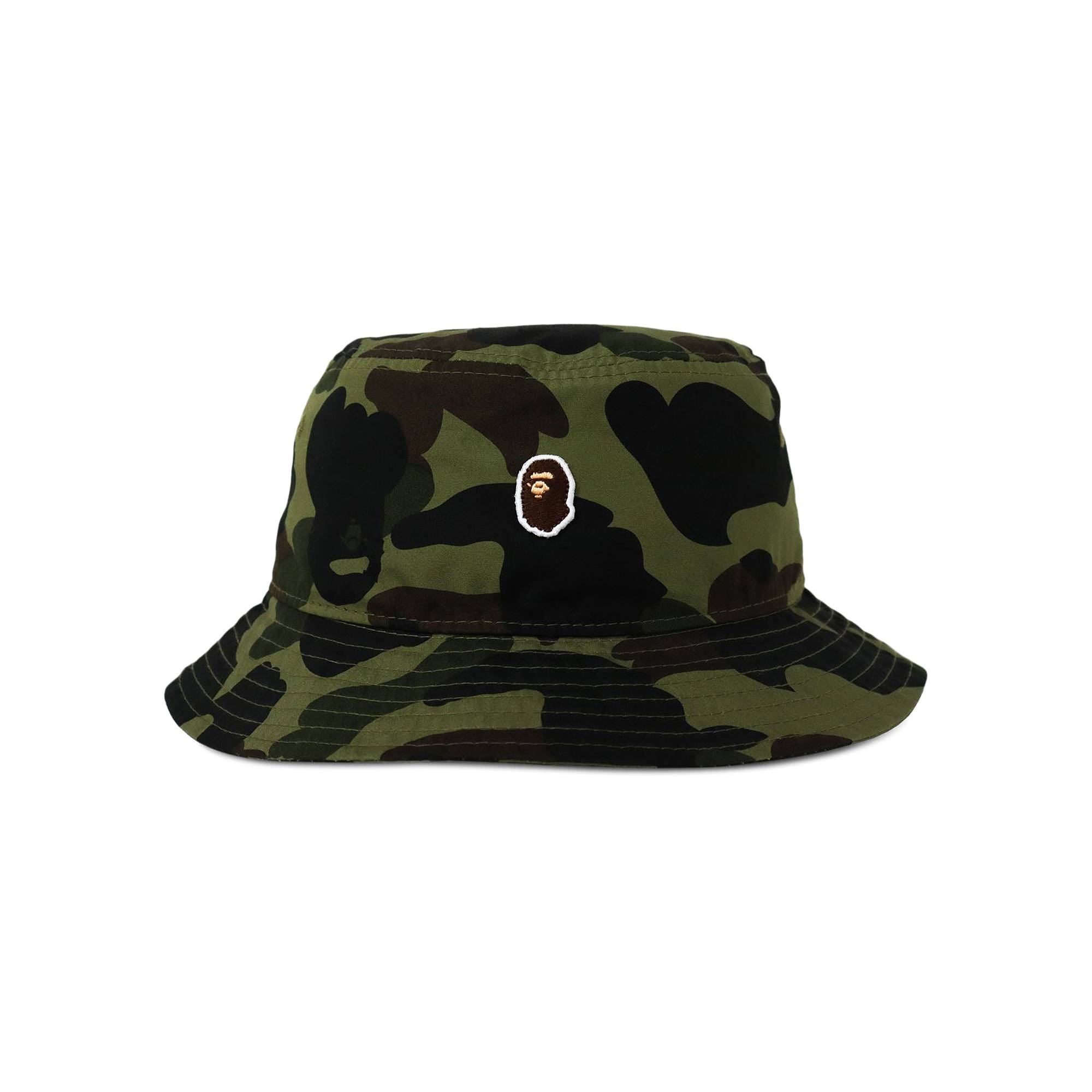 BAPE 1st Camo New Era Bucket Hat 'Green' - 2
