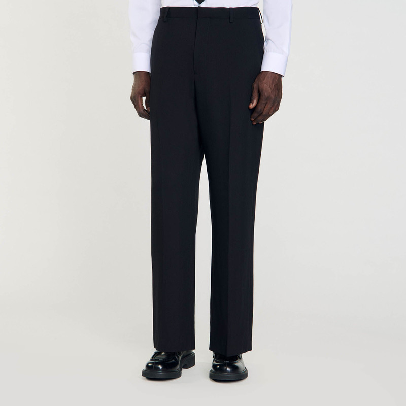 WOOL SUIT TROUSERS 4