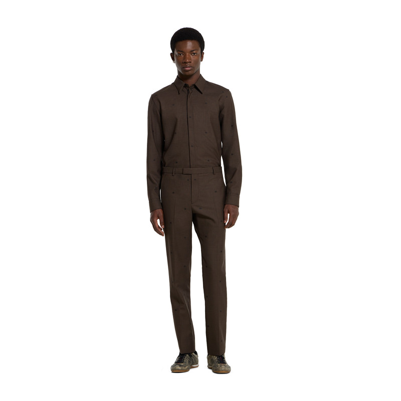 GG houndstooth wool jacquard pant 3