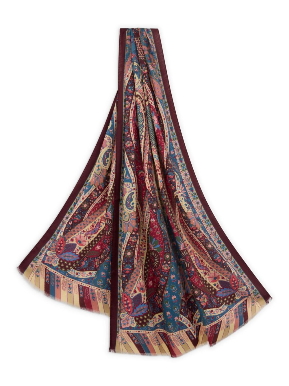 paisley-print scarf - 2