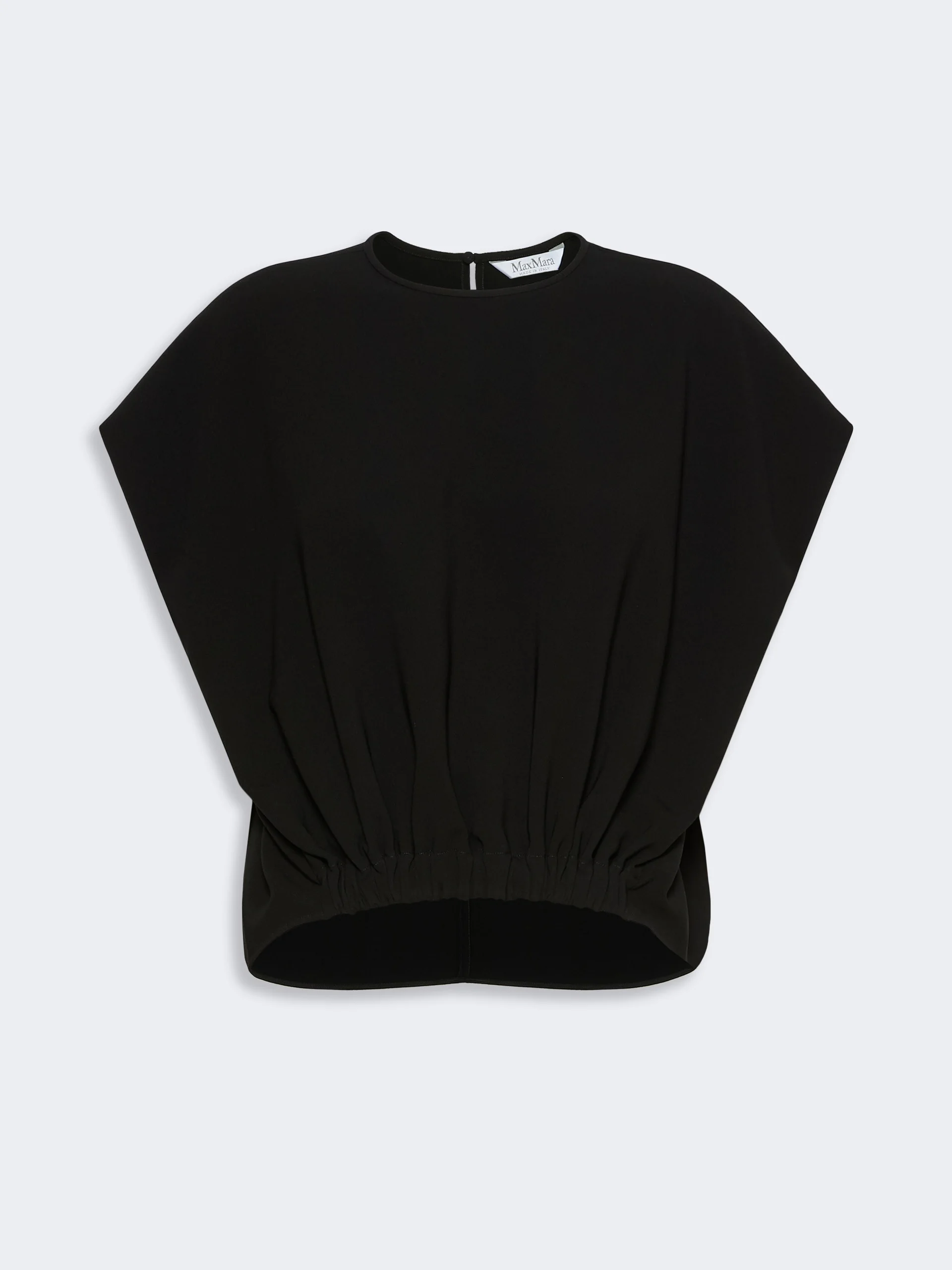 GIUNTO Boxy blouse in compact cady - BLACK - 1