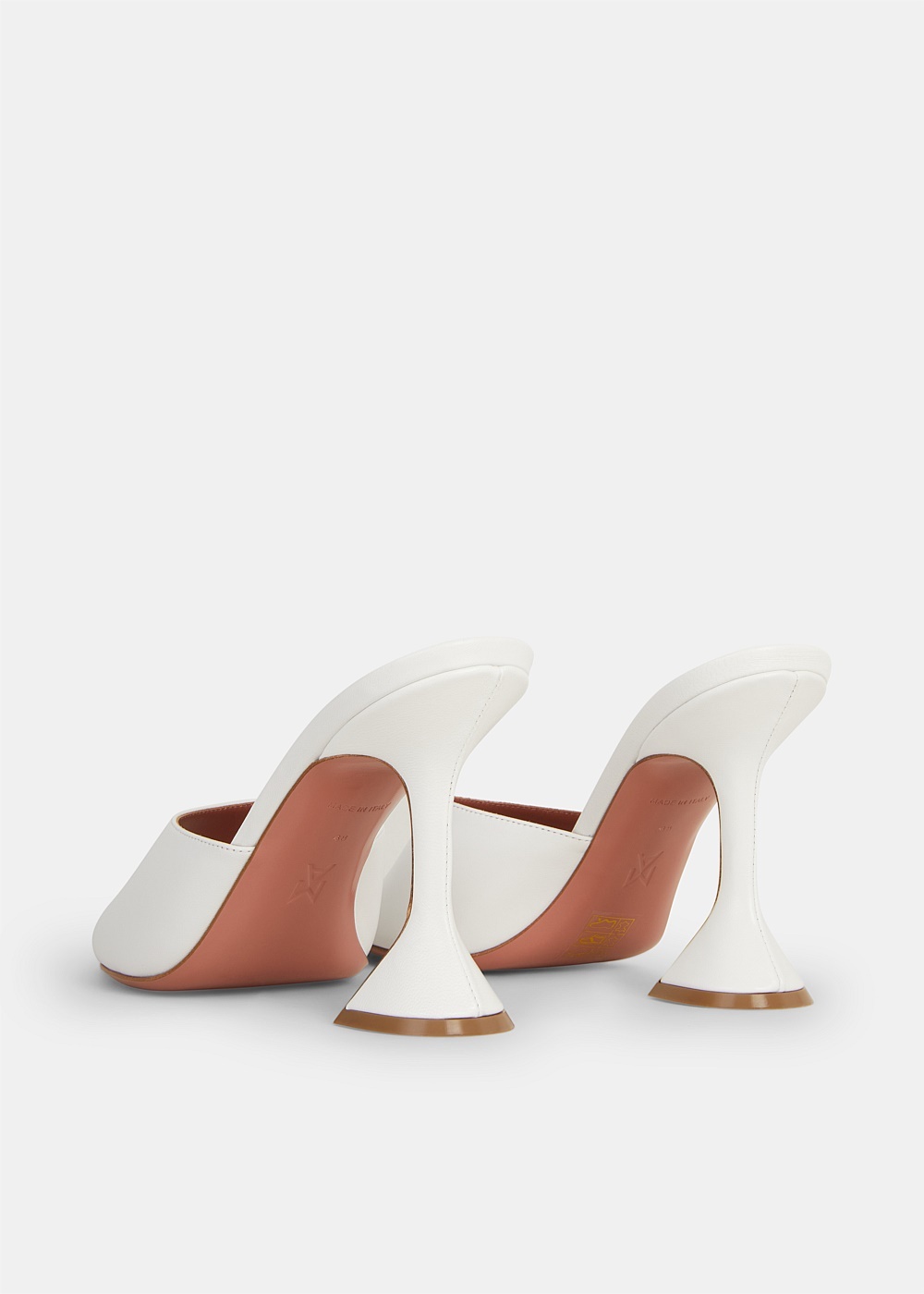 White Nappa Lupita Slippers - 3