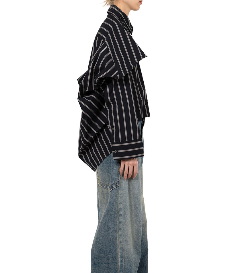 Asymmetric Stripe Shirt 15