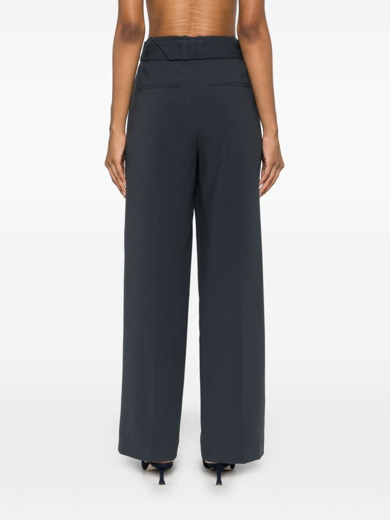 belted wide-leg trousers 4