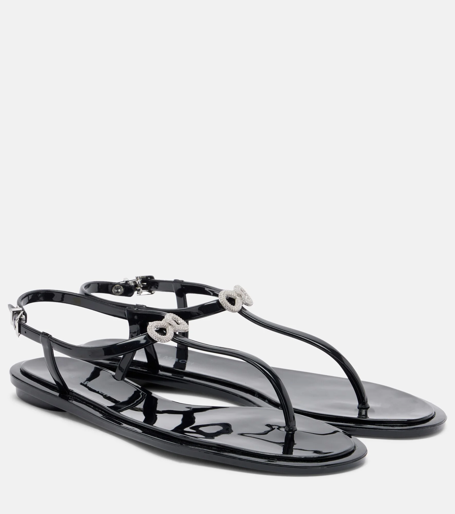 Riviera embellished thong sandals - 1