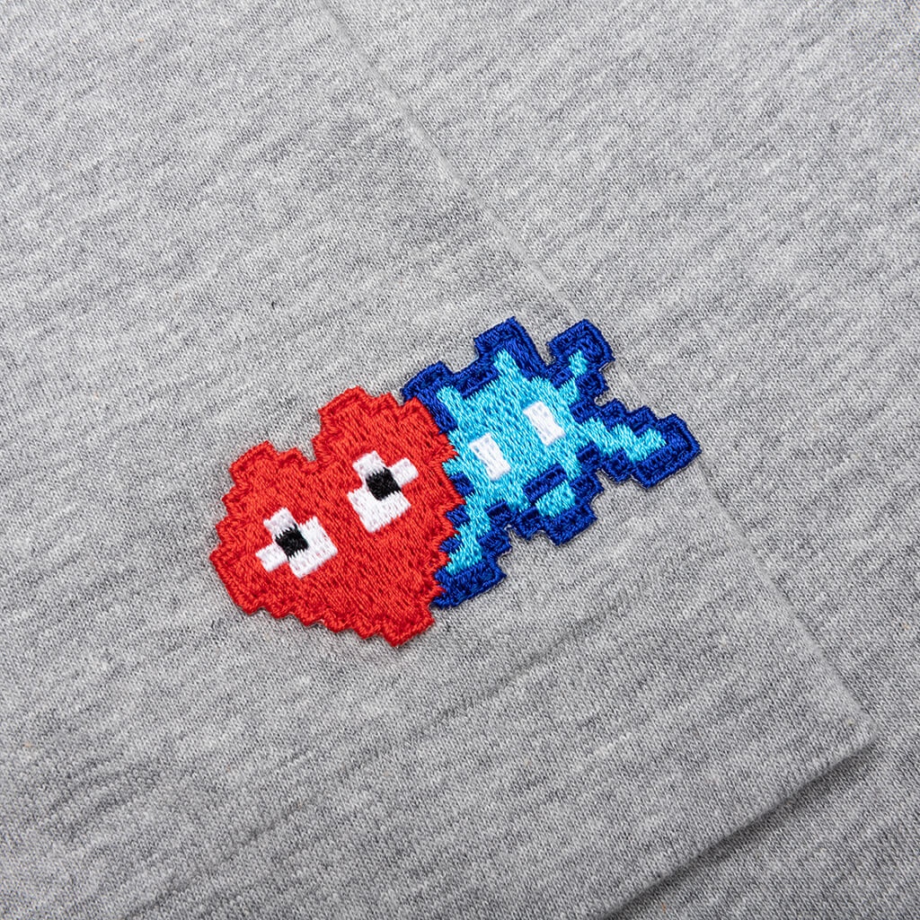 COMME DES GARCONS PLAY X THE ARTIST INVADER WOMEN'S S/S TEE - GREY - 3