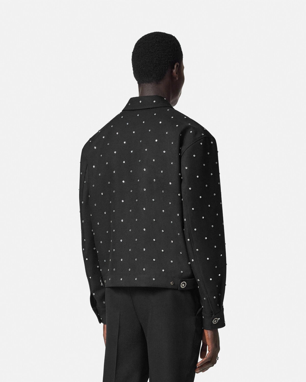 Cielo Stellato Wool Blouson Jacket - 5
